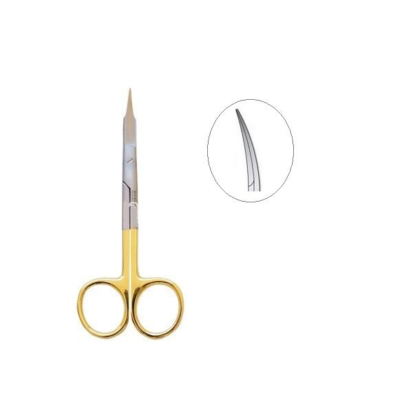 Ocean Goldman Fox Cerrahi Makas Egri- TC