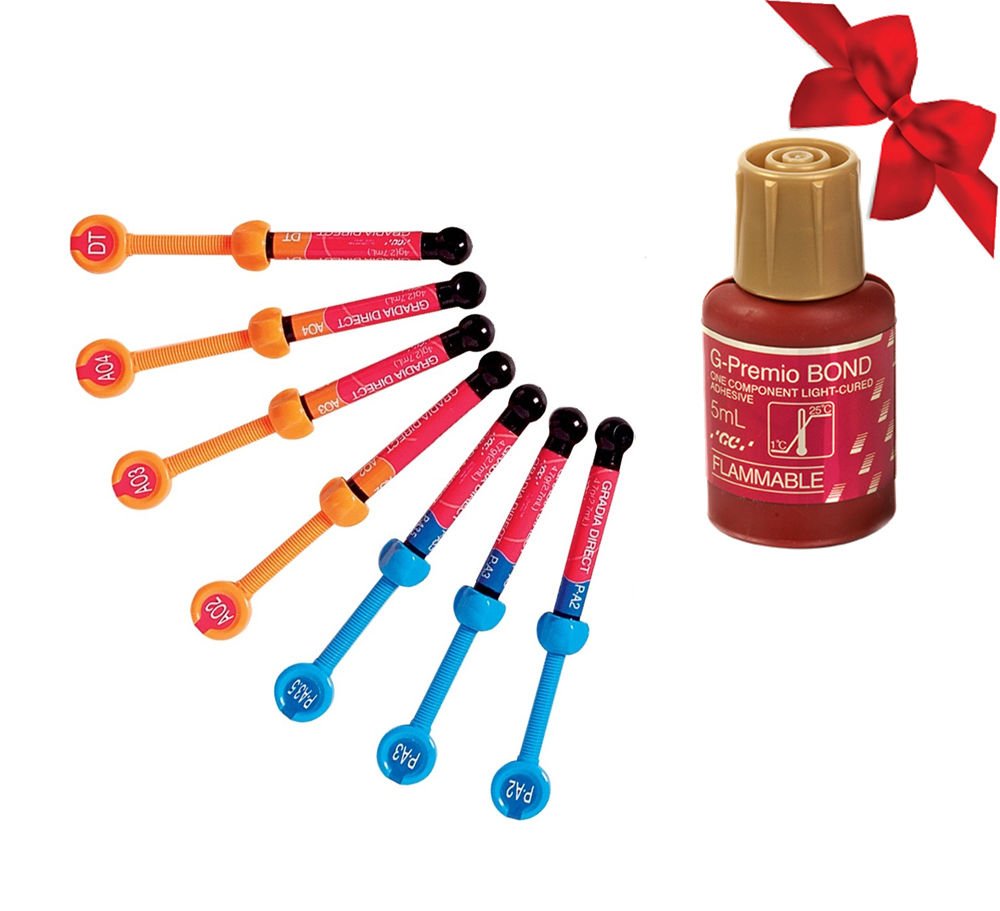 Gc Dental Gradia Direct Kompozit - 7 Tüp&Premio Bond - Kampanya
                				Hediyeli..!