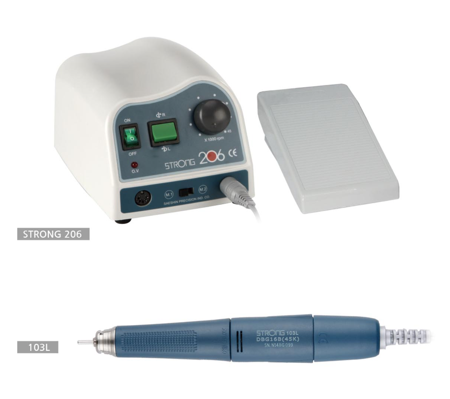 Saeshin Strong Labaratuar Mikromotoru 206-103L