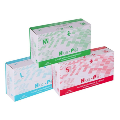 Haspet Pudralı Latex Muayene Eldiveni