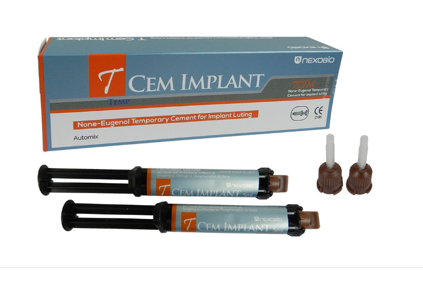 Nexobio T-Cem İmplant Yapıştırma Simanı Automix 2x5 ml