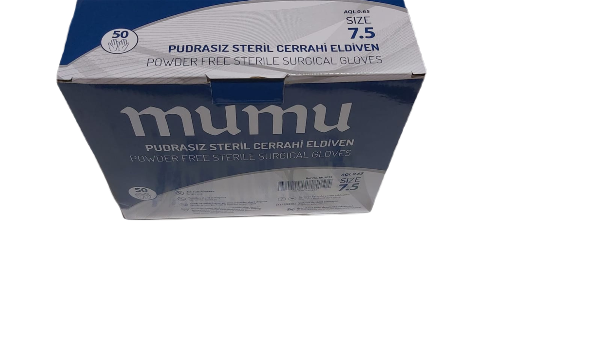 Mumu Steril Latex Pudrasız Cerrahi Eldiven  500 Çift