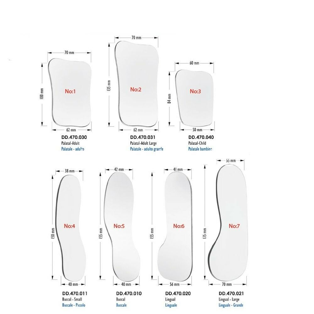 Ocean Fotograf Aynası Kristal Cam 7'li Takım