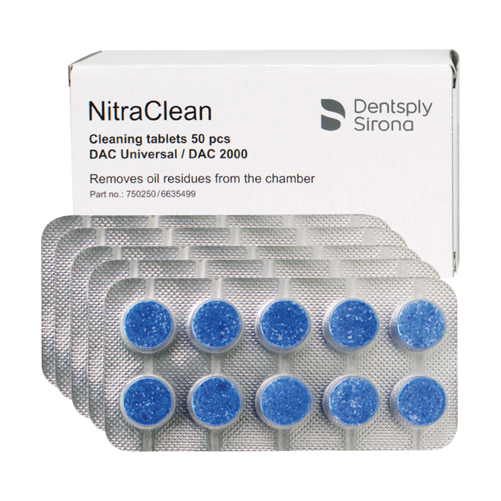 Dentsply-Sirona Dac NitraClean Tablet 100 Lük Cleaning Tablets