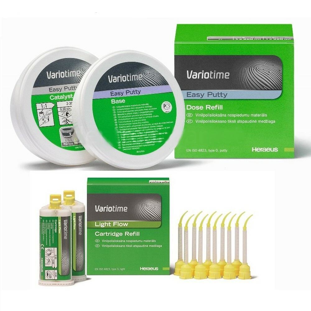 Heraeus Kulzer Variotime Easy Putty + Flow Takım