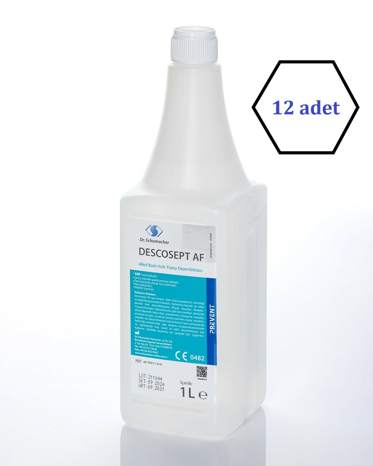 Schumacher Descosept Af Alkollü Yüzey Dezenfektanı 12*1 Lt
