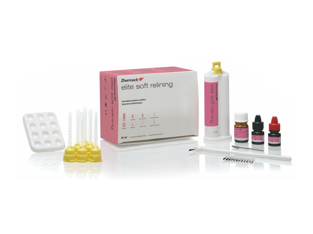 Zhermack Elite Soft Relining Kit Yumuşak Besleme Geçici