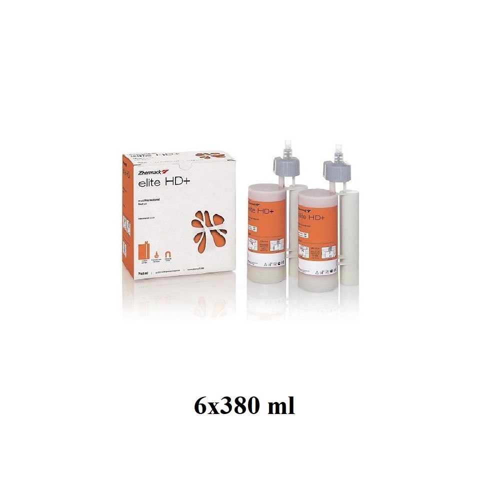 Zhermack Elite HD+ Maxi Tray Makine Ölçüsü - Fast Set - 6*380 ml