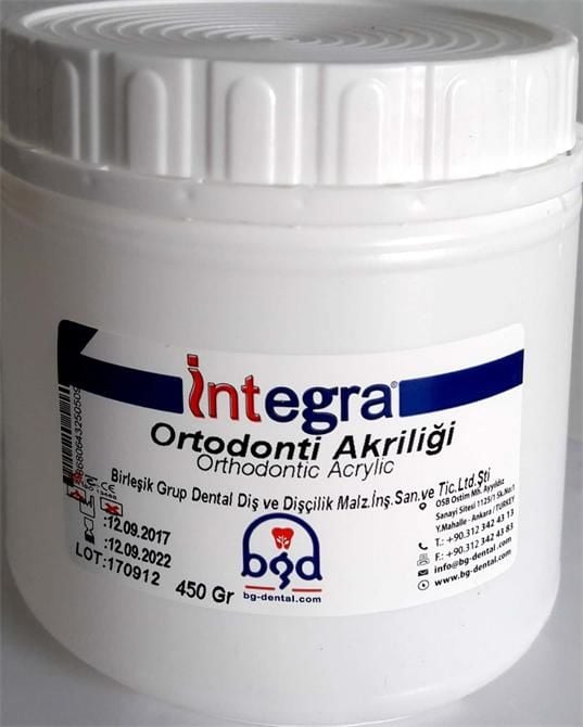 İntegra Ortodonti Akriliği 450Gr.
