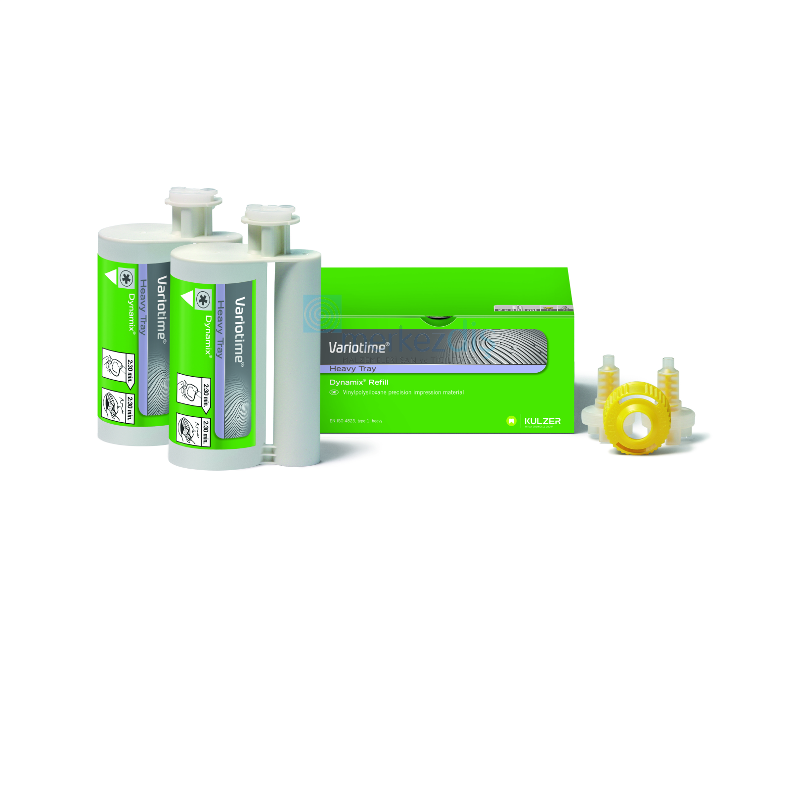 Heraeus Kulzer Variotime Dynamix Heavy Tray Ölçü 2*380 ml