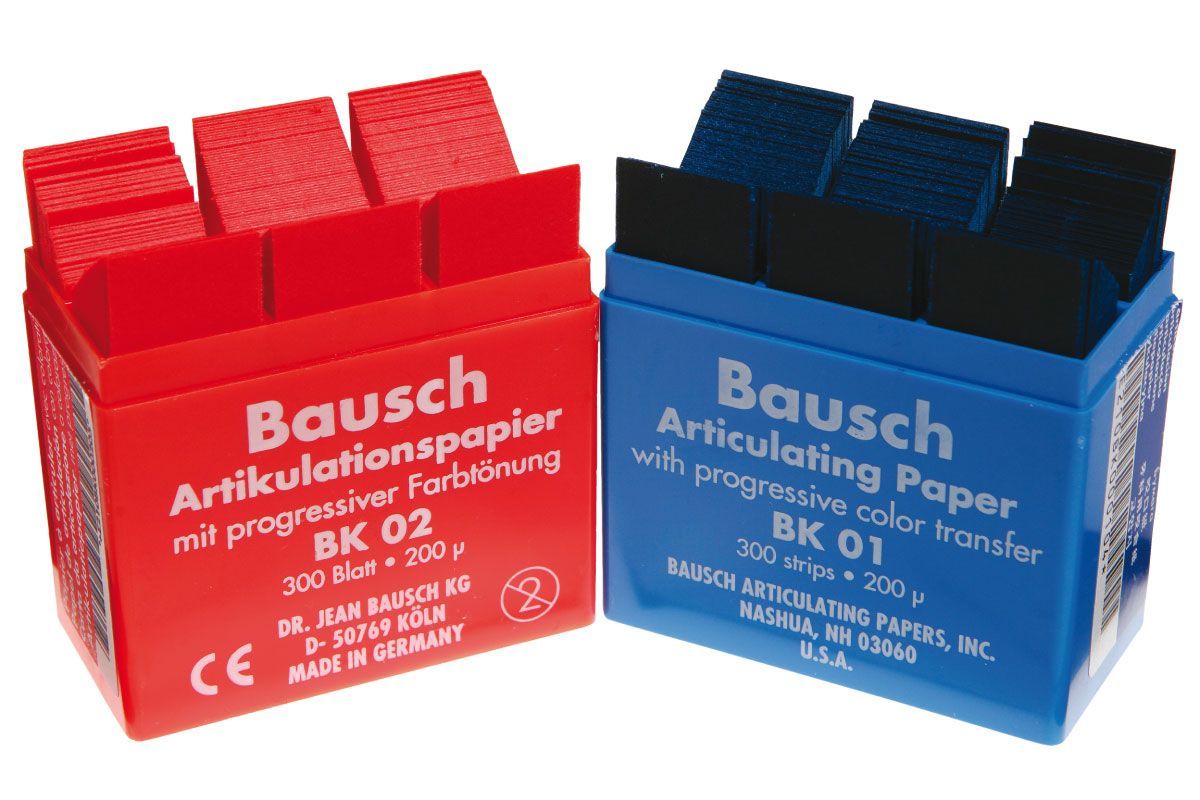 Bausch Artikülasyon Kağıdı I Form - Düz - 200 Mic