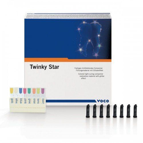 Voco Twinky Star Renkli Simli Kompomer 40x0,25gr