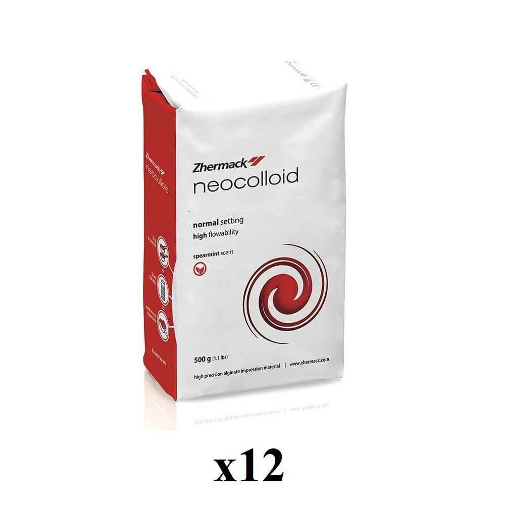 Zhermack Neocolloid Silikonlu  Aljinat Ölçü - 12 Adet