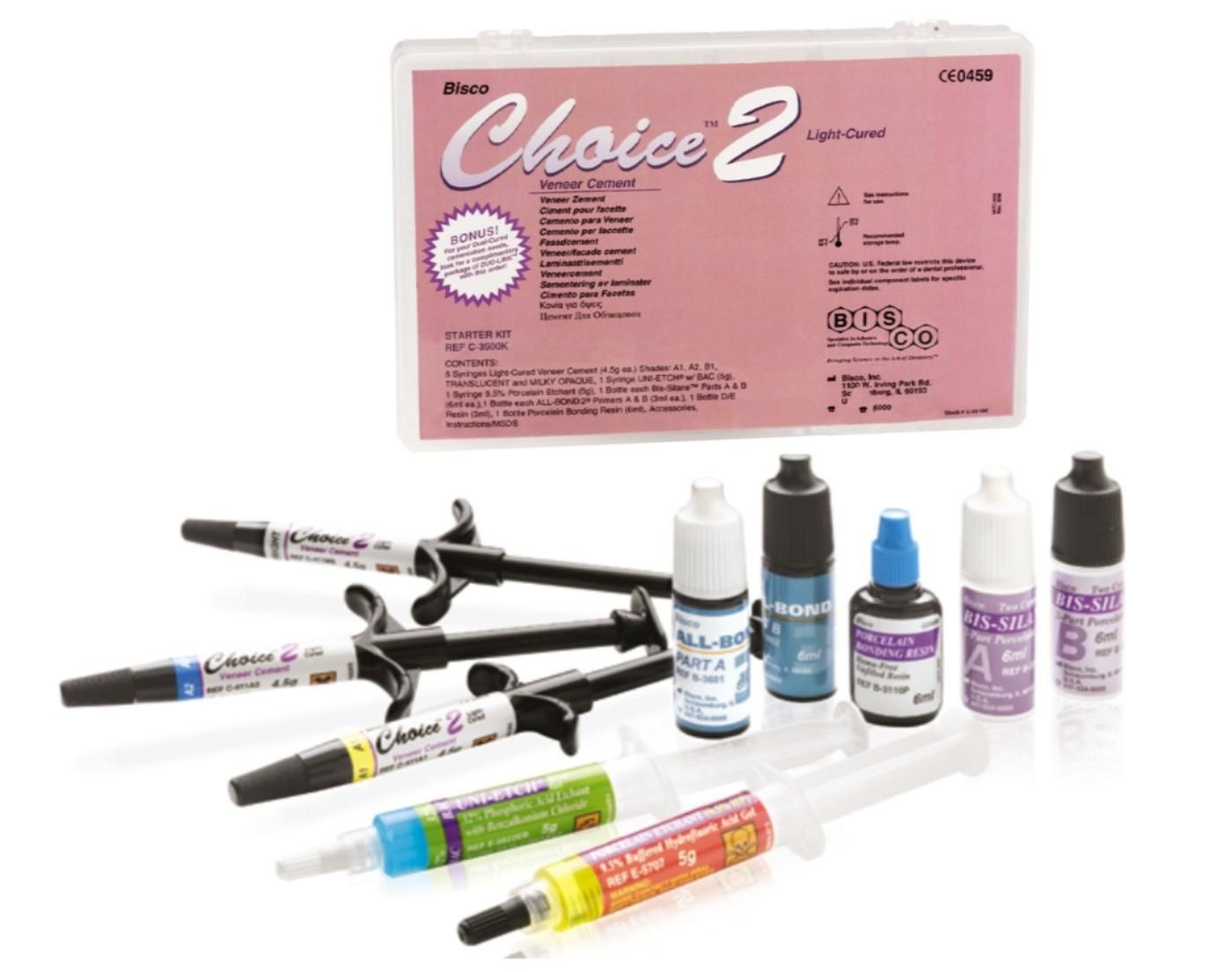 Bisco Choice 2 Veneer Lamine Yapıştırıcı Kit